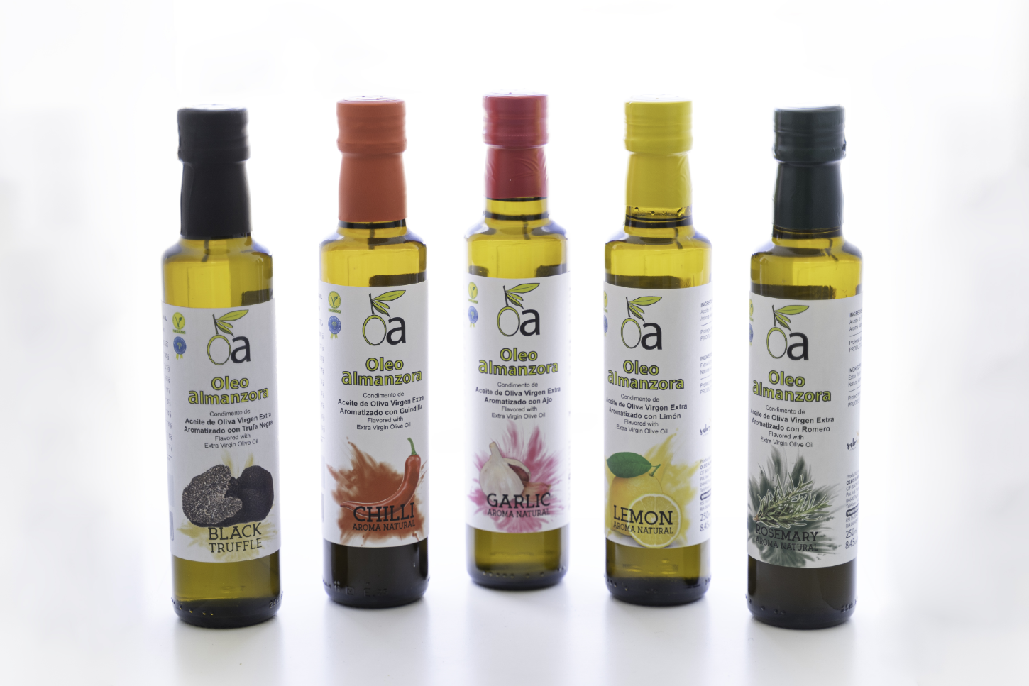 aceite aromatizado limon ajo guindilla chili romero