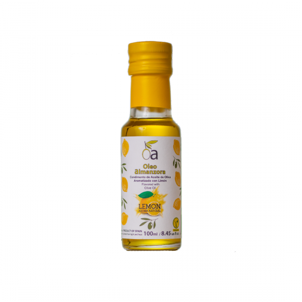 Condimento aceite oliva con limon 100ml garlic aromatizado web cuadrada