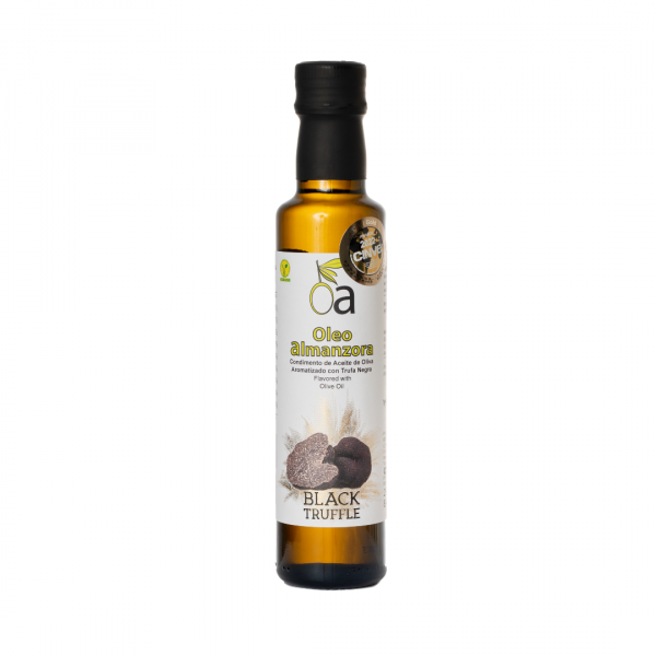 Condimento de Aceite de Oliva con trufa negra gourmet premium andalucia almeria jaen